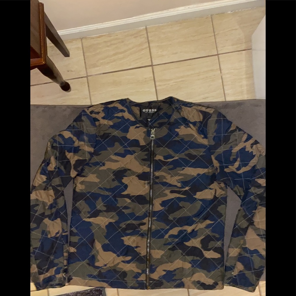 Guess Camo Bomber Jacket